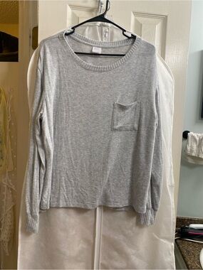 stars above Heather Gray Cozy Knit Top